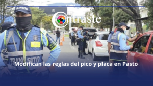 Modifican las reglas del pico y placa en Pasto