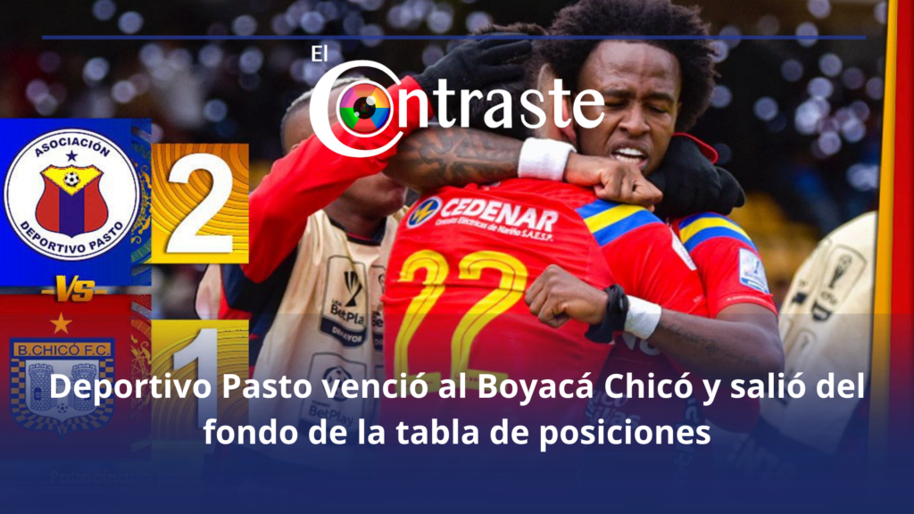 Deportivo Pasto venció al Boyacá Chicó y salió del fondo de la tabla de ...