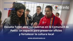 Escuela Taller abre sus puertas en la Comuna 8 de Pasto: un espacio para preservar oficios y fortalecer la cultura local