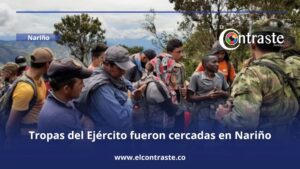 Tropas del Ejército fueron cercadas en Nariño y un soldado murió en ataque con drones en Norte de Santander