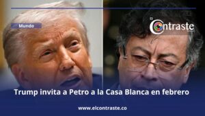 Trump invita a Petro a la Casa Blanca en febrero mientras insiste en frenar el narcotráfico desde Colombia