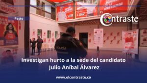 Investigan hurto a la sede del candidato Julio Aníbal Álvarez