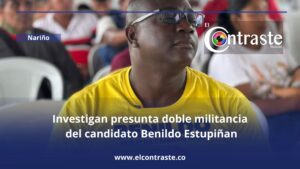 Investigan presunta doble militancia del candidato Benildo Estupiñan