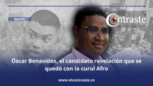 Óscar Benavides, el candidato revelación que se quedó con la curul Afro