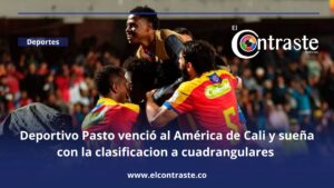 Deportivo Pasto venció al América de Cali y sueña con la clasificacion a cuadrangulares