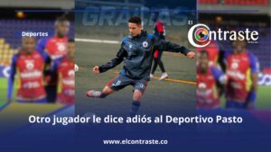 Otro jugador le dice adiós al Deportivo Pasto
