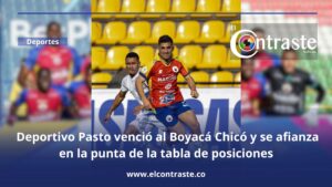 Deportivo Pasto venció al Boyacá Chicó y se afianza en la punta de la tabla de posiciones