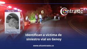 Identifican a víctima de siniestro vial en Genoy