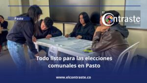 Todo listo para las elecciones comunales en Pasto