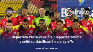 Deportivo Pasto venció al Deportes Tolima y selló su clasificación a play offs