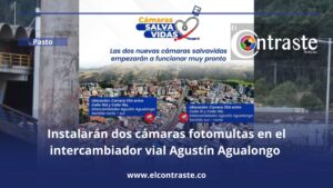 Instalarán dos cámaras fotomultas en el intercambiador vial Agustín Agualongo