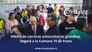 Oferta de carreras universitarias gratuitas llegará a la Comuna 10 de Pasto