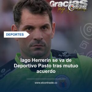 Iago Herrerín se va de Deportivo Pasto tras mutuo acuerdo