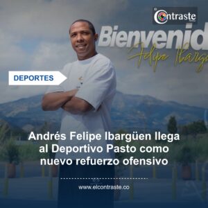 Andrés Felipe Ibargüen llega al Deportivo Pasto como nuevo refuerzo ofensivo