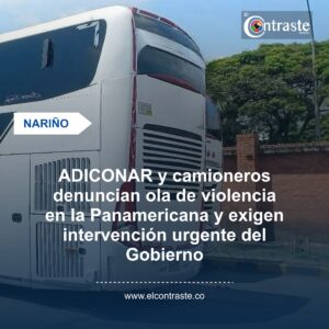 ADICONAR y camioneros denuncian ola de violencia en la Panamericana y exigen intervención urgente del Gobierno