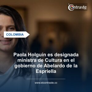 Paola Holguín es designada ministra de Cultura en el gobierno de Abelardo de la Espriella