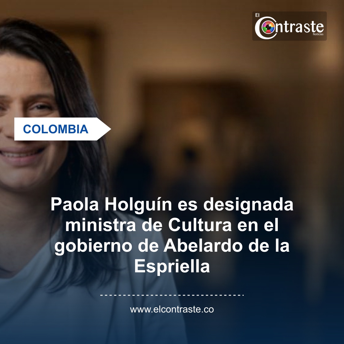 Paola Holguín es designada ministra de Cultura en el gobierno de Abelardo de la Espriella
