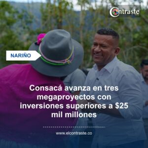 Consacá avanza en tres megaproyectos con inversiones superiores a $25 mil millones