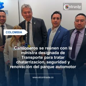 Camioneros se reúnen con la ministra designada de Transporte para tratar chatarrizacion, seguridad y renovación del parque automotor