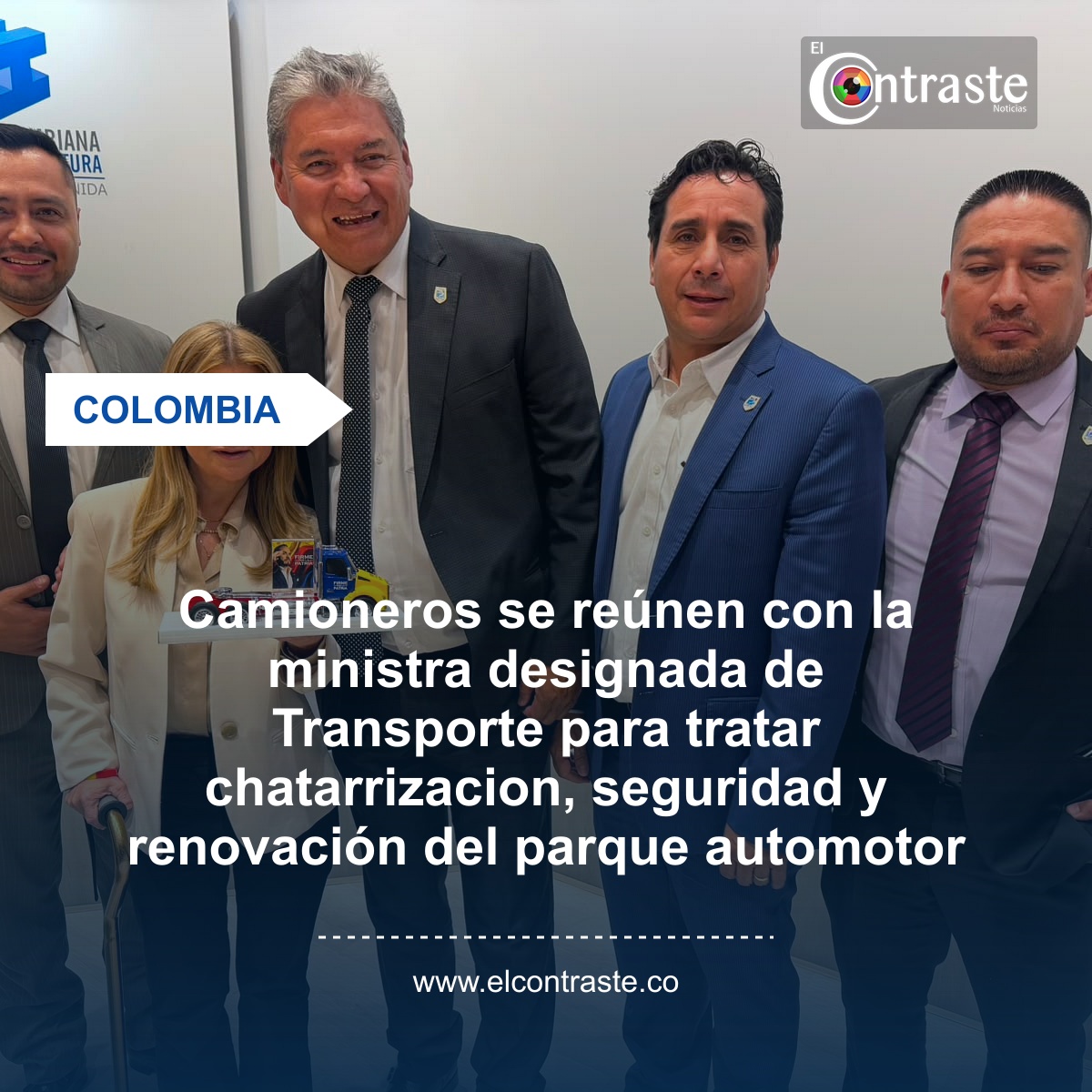 Camioneros se reúnen con la ministra designada de Transporte para tratar chatarrizacion, seguridad y renovación del parque automotor