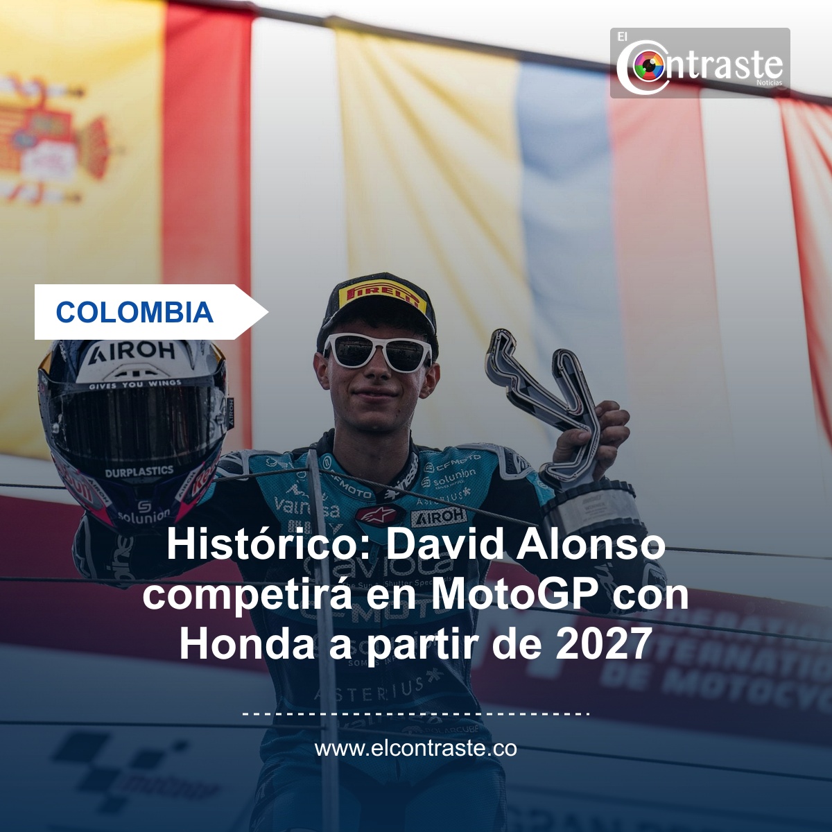 Histórico: David Alonso competirá en MotoGP con Honda a partir de 2027