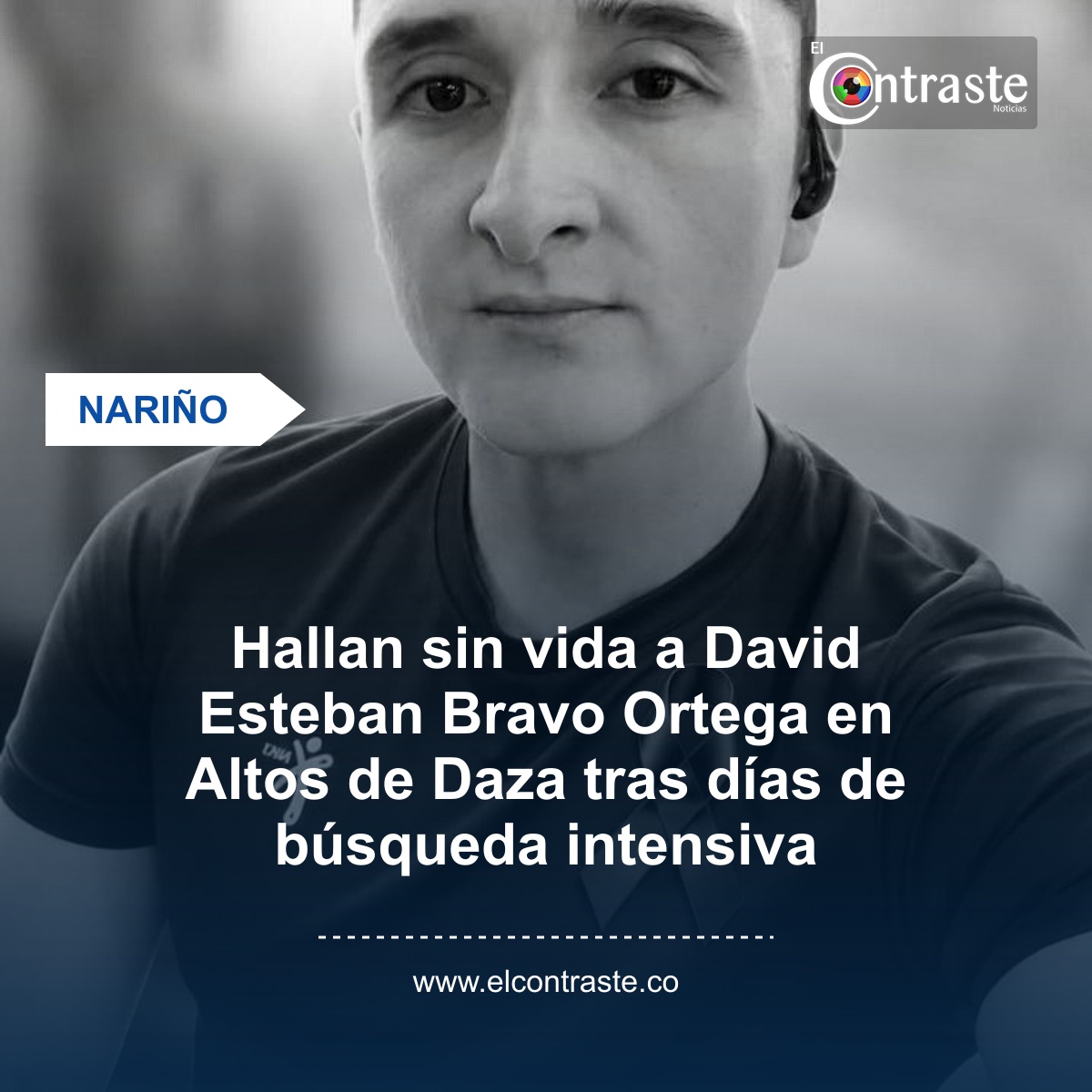 Hallan sin vida a David Esteban Bravo Ortega en Altos de Daza tras días de búsqueda intensiva