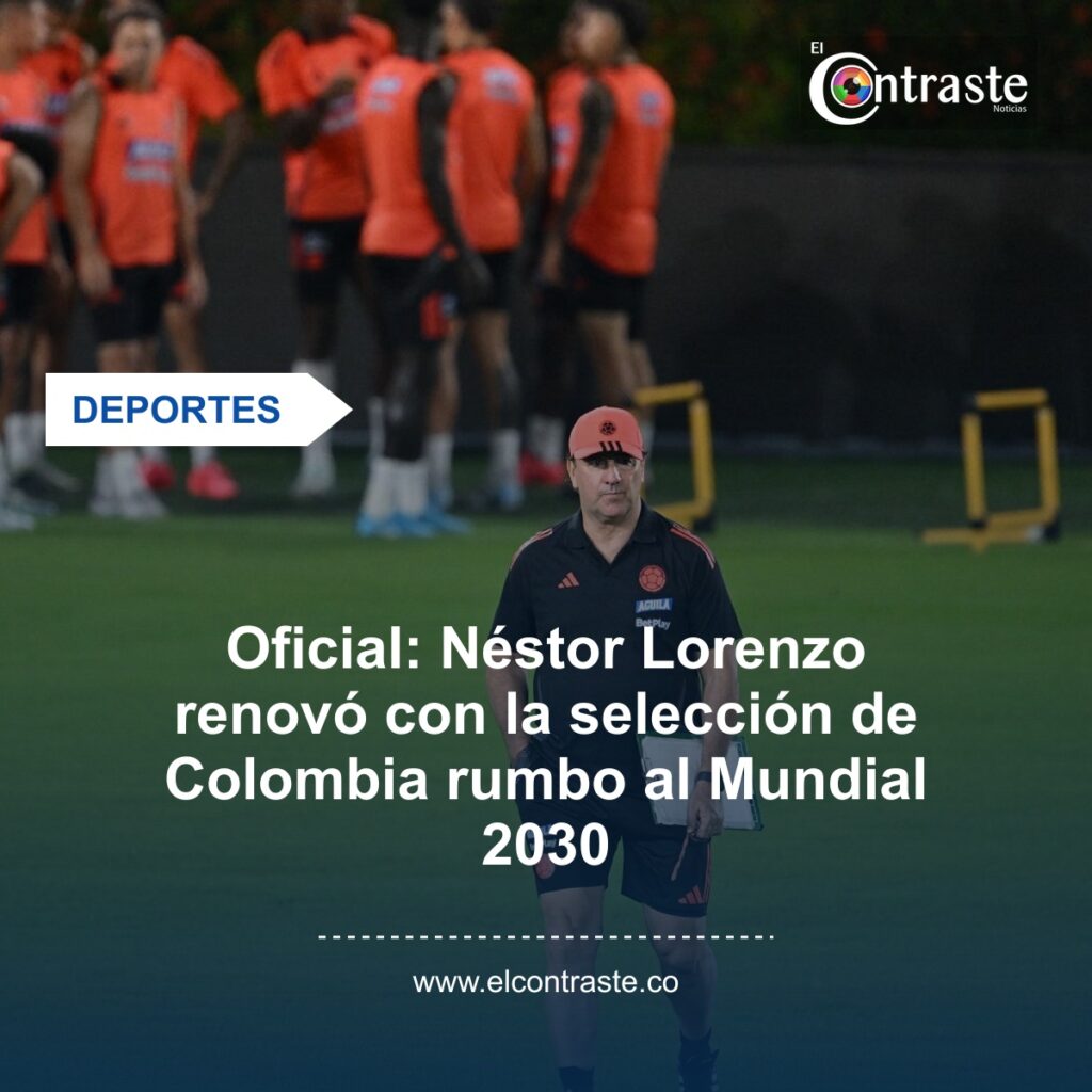 Oficial: Néstor Lorenzo renovó con la selección de Colombia rumbo al Mundial 2030