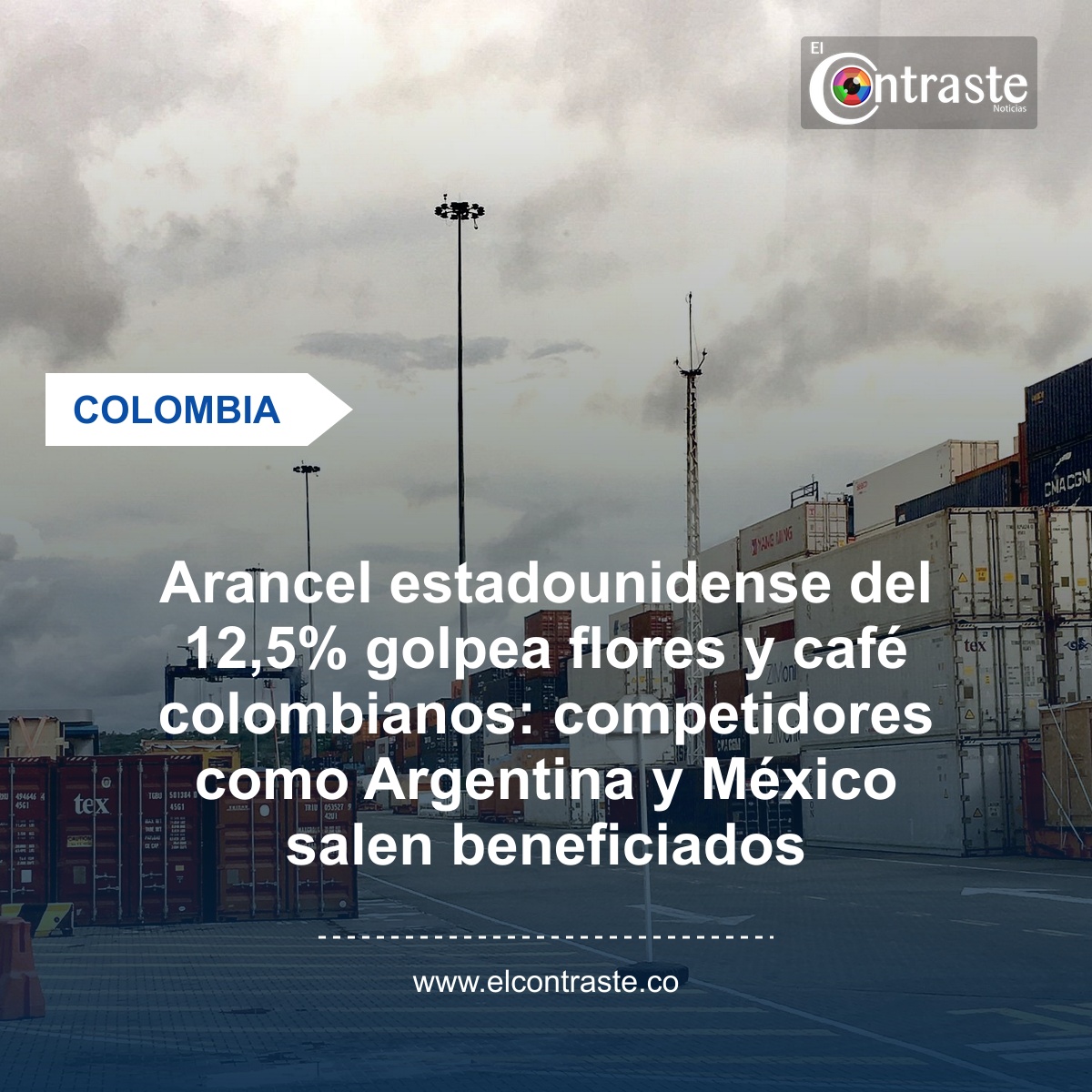 Arancel estadounidense del 12,5% golpea flores y café colombianos: competidores como Argentina y México salen beneficiados
