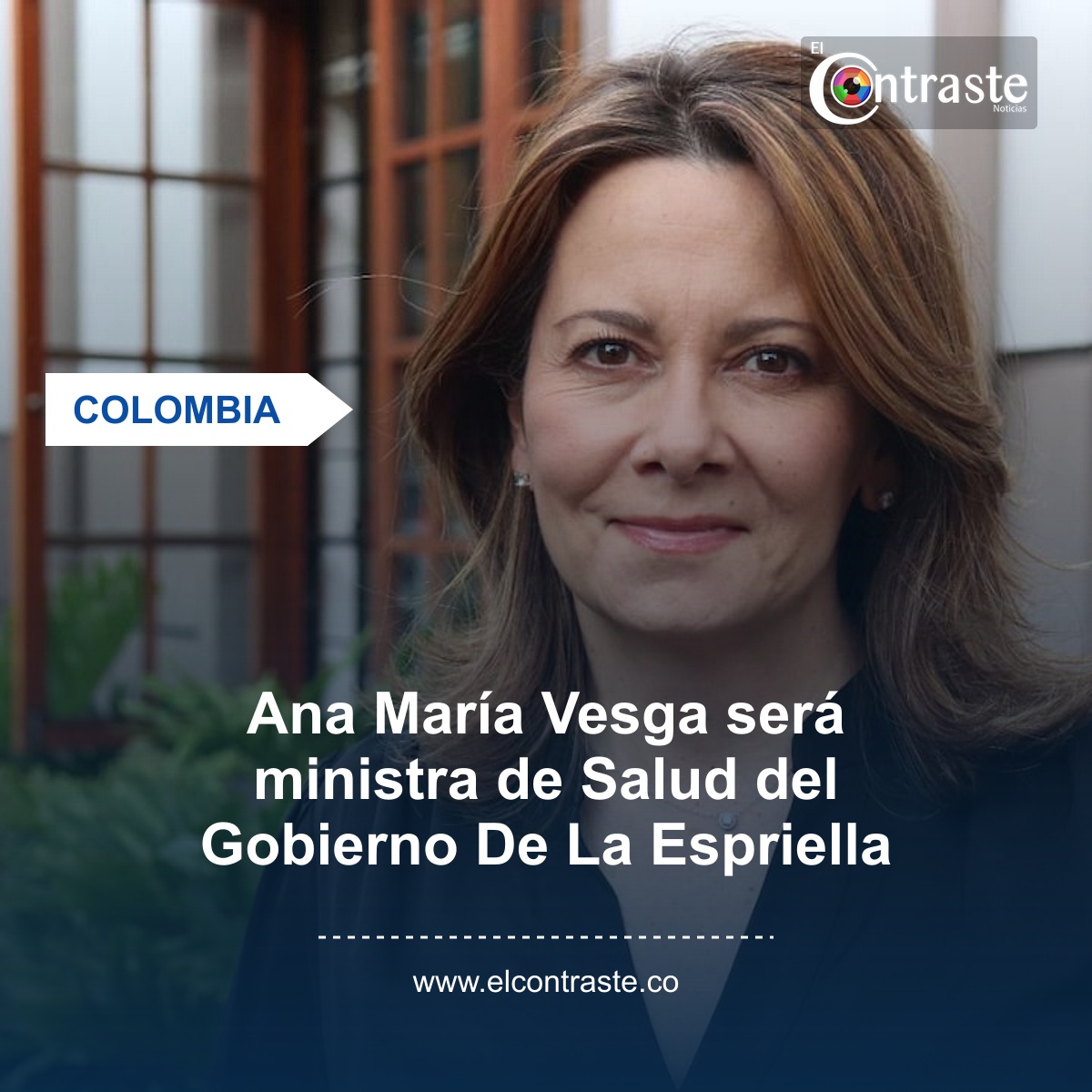 Ana María Vesga será ministra de Salud del Gobierno De La Espriella