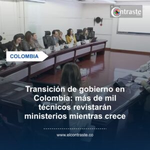 Transición de gobierno en Colombia: más de mil técnicos revistarán ministerios mientras crece la polarización política