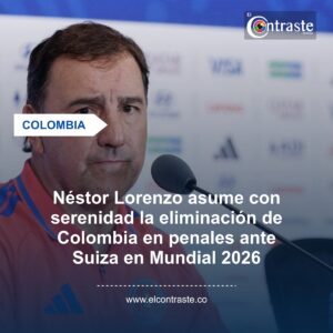 Néstor Lorenzo asume con serenidad la eliminación de Colombia en penales ante Suiza en Mundial 2026