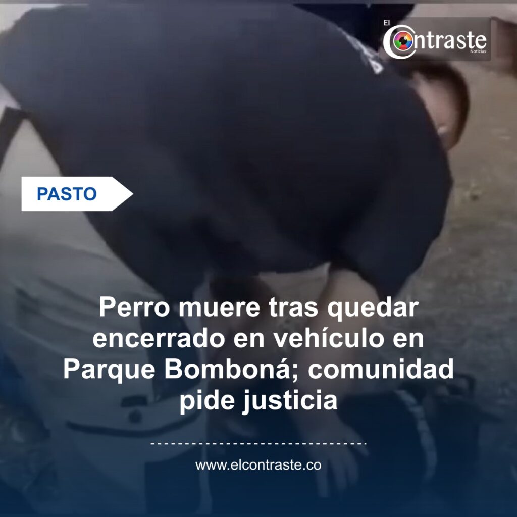 Perro muere tras quedar encerrado en vehículo en Parque Bomboná; comunidad pide justicia