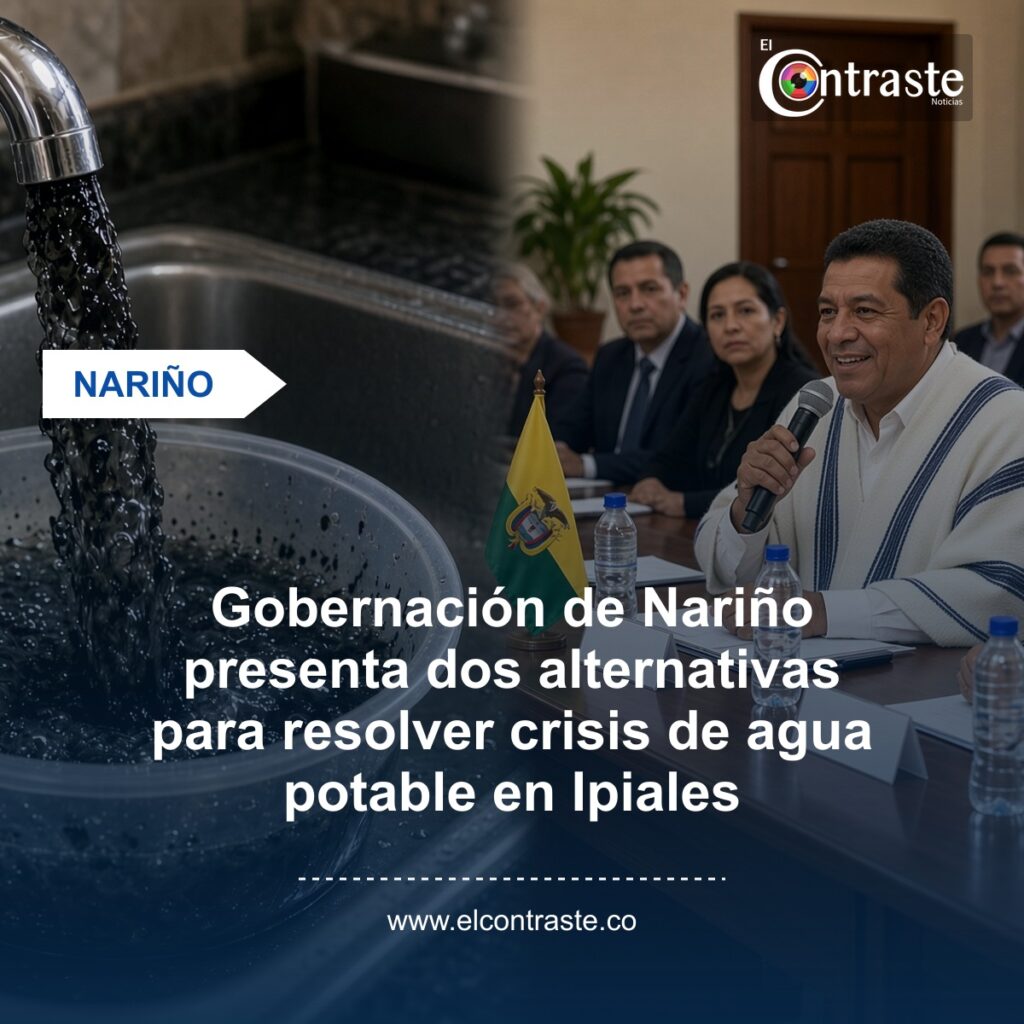 Gobernación de Nariño presenta dos alternativas para resolver crisis de agua potable en Ipiales